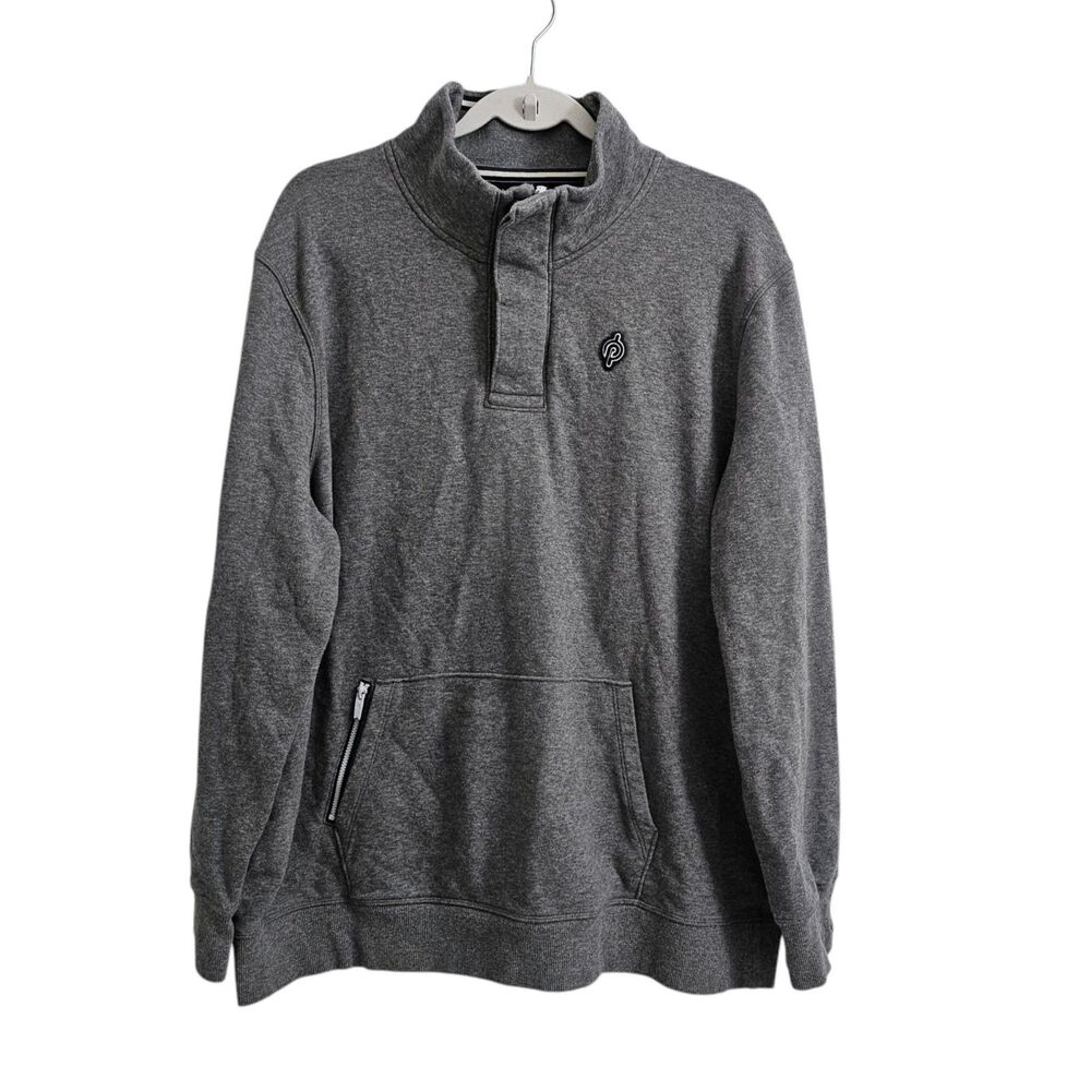 Fourlaps x Peloton Sweater Mens XL Gray 1/4 Zip‎ Pullover Outdoor Athleisure